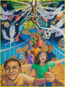 Jasmine Yoon - winning peace poster
